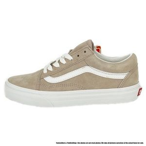VANS OLD SKOOL PIG SUEDE SHADOW GREY WOMEN SNEAKER